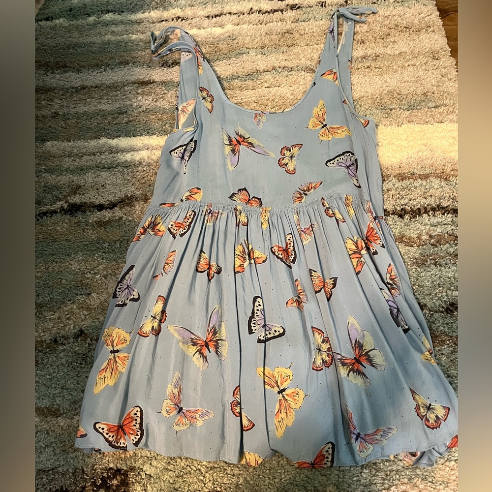 urban outfitters butterfly dress